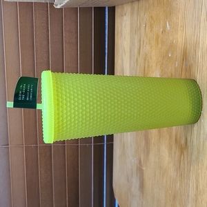 Starbucks Glow in the Dark lime green Tumblr